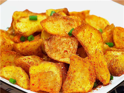 The practice of cumin pepper and salt potatoes(图1)